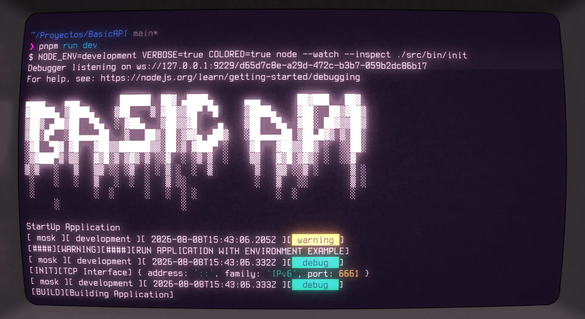 BasicAPI - Express.js Template Framework